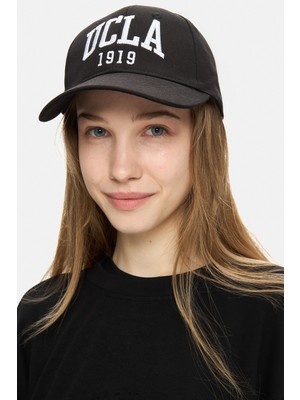 Ucla BALLARD Siyah Baseball Cap Nakışlı - Unisex Şapka