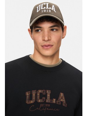 Ucla BALLARD Haki Baseball Cap Nakışlı - Unisex Şapka