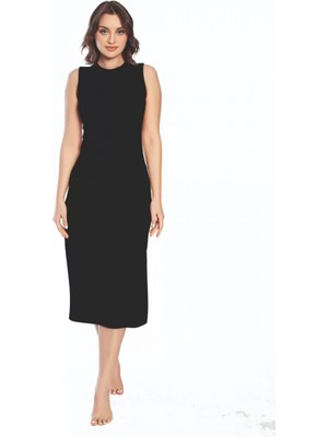 Marsilyan 3164 Kalın Askı Uzun Viskon Elbise Kombinezon