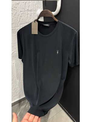 Allsaints Tensel Kumaş Siyah Renk Regular Kalıp T-Shirt