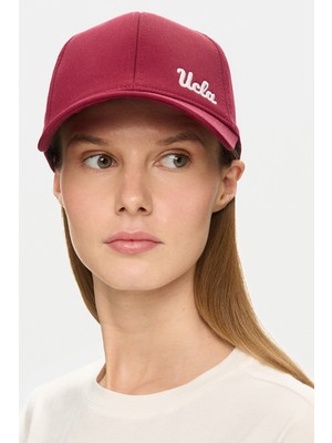 Ucla JENNER Bordo Baseball Cap Nakışlı - Unisex Şapka