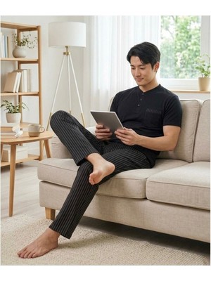 OREİRO Çizgili Pijama Takımı