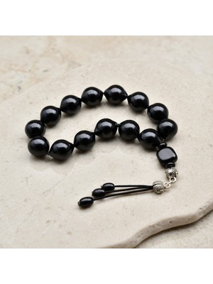 Blackcraft Oltu Taşı Mini Boy Şalgami Tespih