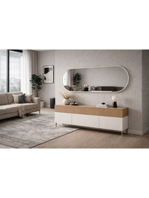 Enc Home 160X60 Beyaz Boy Aynası