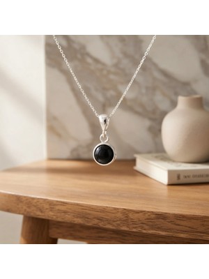 Blackcraft Oltu Taşı Yalın Kolye