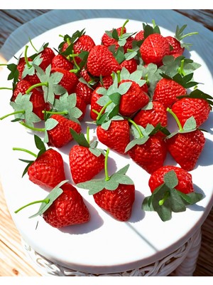 Ahfa Natural Craft Yapay Çilek 10 Adet