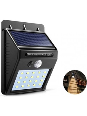 Kendal KBA749 Solar Duvar Apliği 15W Beyaz Işık (Güneş Enerjili Lamba)