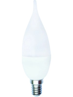 Kendal KES206 Kıvrık Uçlu Buji LED Ampul 5W E14 Beyaz Işık (Dekoratif Avize Lambası)