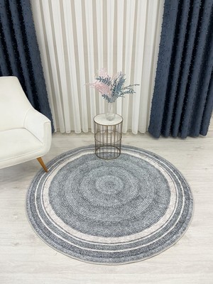 Brillant Hasır Jüt Görünümlü Lateks Kaymaz Taban Halı