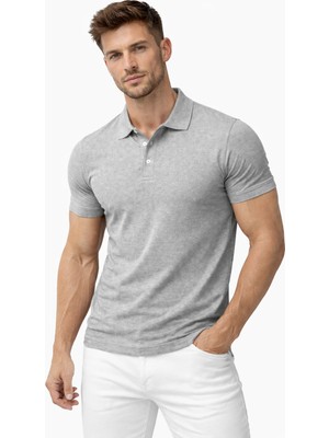 QS Erkek Polo Yaka Düz Tişört  Terletmez Rahat Slim Fit Kumaş