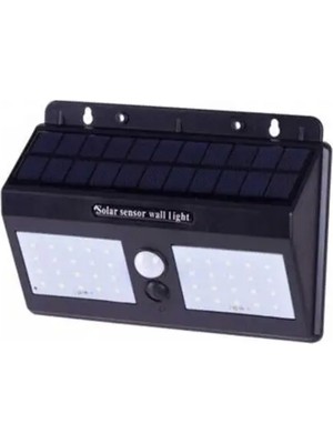 Kendal KBA750 Solar ve Hareket Sensörlü Duvar Apliği 30W Beyaz Işık (Güvenlik Lambası)