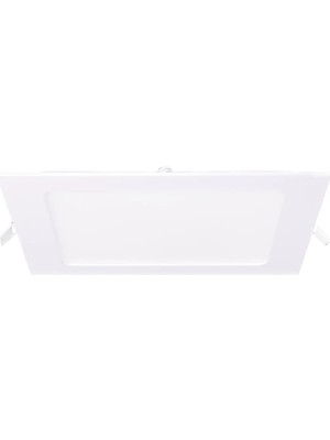 Kendal KDL412 Kare Slim Sıva Altı LED Panel 12W Beyaz Işık (Asma Tavan Uyumlu)