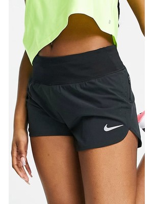 Nike Eclipse Womens Running 3 Inç Short Black Kadın Koşu Şortu Siyah