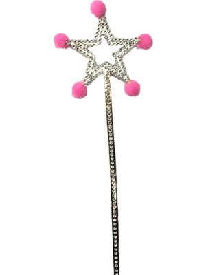 Esranın Dünyası Pembe Ponponlu Yıldız Peri Asası 1 Adet