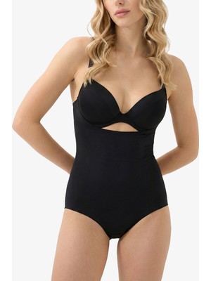 Blackspade Kadın Korse Illusion 1478 - Siyah