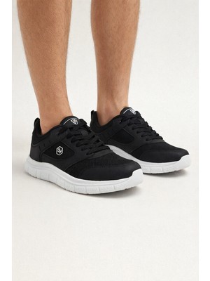 Liarca Büyük Beden Ortopedik Rahat Taban Bağcıklı Triko File Yazlık Spor Yürüyüş 45 46 47 Numara Ayakkabı Sneaker