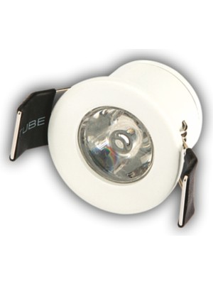 5 Adet Cata Ct 5270 Yıldız 1.5W Sıva Altı LED Spot Beyaz Kasa Beyaz Işık 6400K