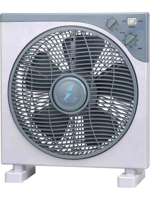 Kendal KCF271 30CM 40W Bakır Motor Hız ve Zaman Ayarlı Kare Vantilatör