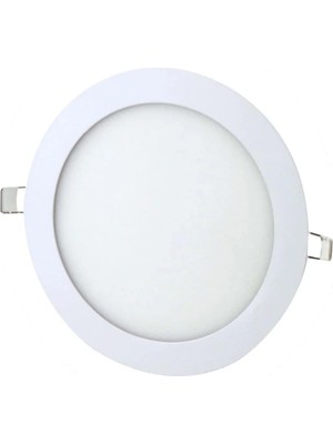 Kendal KDL052 Backlight Yuvarlak Sıva Altı LED Panel 12W Beyaz Işık