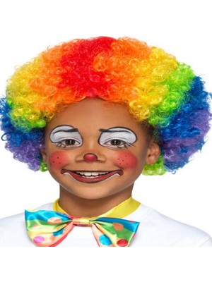 Esranın Dünyası Rengarenk Kıvırcık Afro Peruk Bonus 120 gr