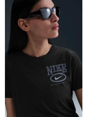 Nike Short-Sleeve Graphic T-Shirt Black Baskılı Tişört Siyah