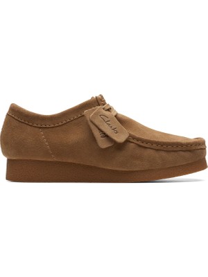Clarks Wallabeeevo Dark Sand Suede Erkek Bej Günlük Ayakkabı 26172821