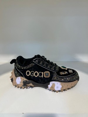 Guja 25Y338-4 Kadın Taşlı Sneaker Ayakkabı