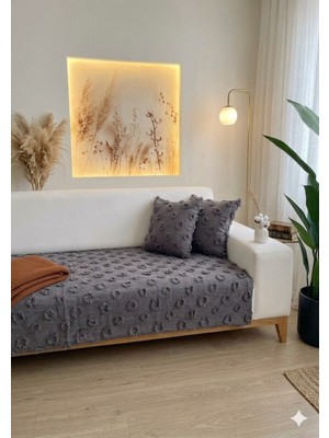 Ponpon Koltuk Örtüsü 100*240