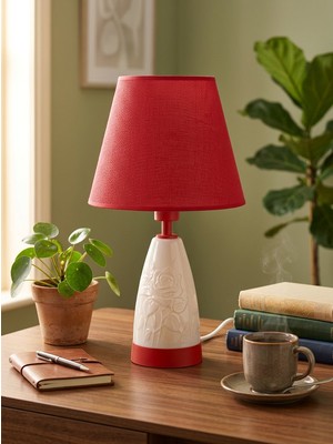 Payidar Model “bone Porselen Abajur | El Yapımı Gece Lambası”