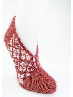 Kocadal El Örgüsü Kışlık Şık Kadın Yün Patik D1