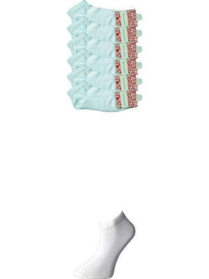 Kocadal Beyaz Kadın Bilek Çorap 6 Çift