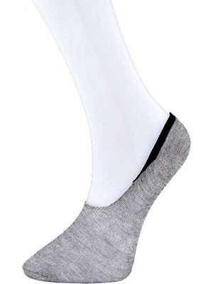 Kocadal Gri Kadın Babet Çorap 12 Çift