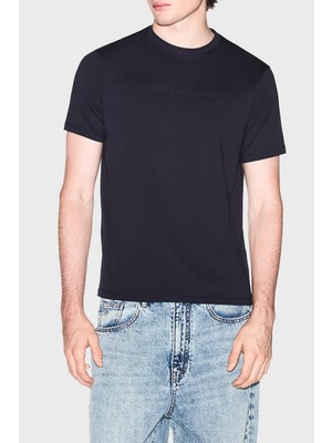 Armani Exchange Logolu % 100 Pamuk Regular Fit Bisiklet Yaka T Shirt Erkek T Shirt XM002467 AF10356 UB101