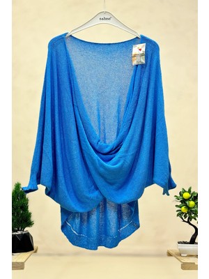 Sahnemoda Ön Kruvaze Degaje Merserize Bluz