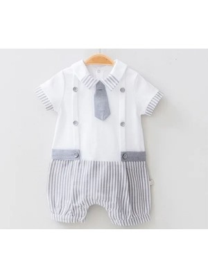 Butik Erkek Bebek %100 Pamuklu Organik Kumaş Tulum