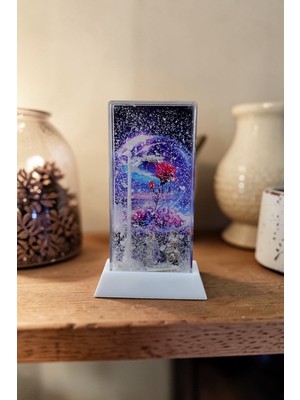 CaactuStore Sokak Lambalı Işıklı Kar Küresi 3 Farklı Işık Modu Dekoratif Hediyelik