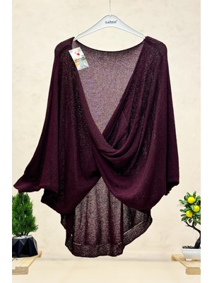 Sahnemoda Ön Kruvaze Degaje Merserize Bluz