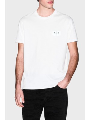 Armani Exchange Logolu Pamuklu Regular Fit Bisiklet Yaka T Shirt Erkek T Shirt XM002178 AF12308 U0009