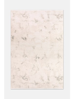 Artloop Olvin Vizon/krem Robot Süpürgeye Uyumlu Kolay Temizlenebilir Halı Salon, Oturma Odası ve Koridor Halısı Rp 28