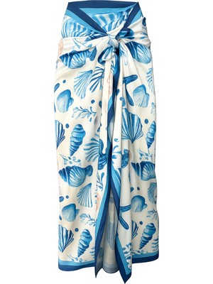 Bolder Vivian Blue-Butteryellow 145*100 cm (Iç Göstermez) Pareo