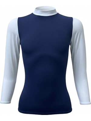 Look Me Color-Block Uzun Kollu Rushguard