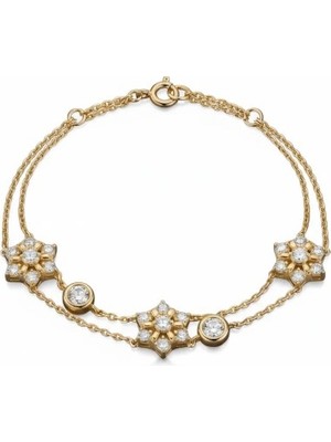 Astrée Blossom Double Chain Bileklik