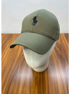 Hamze Polo Nakışlı Pamuklu Kumaş Unisex Cap Şapka