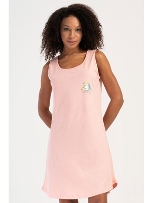 Vienetta Kadın Geniş Askılı Pembe Gecelik C9T5N0704