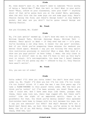 Pixaflair - Scent Of A Woman - Script - Tablo - Çerçevesiz Film Poster