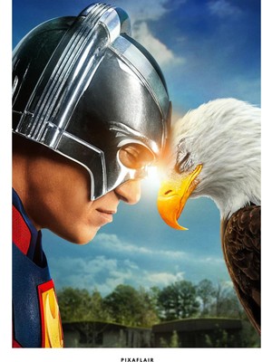 Pixaflair - Peacemaker - Bald Eagle - Tablo - Çerçevesiz Film Poster