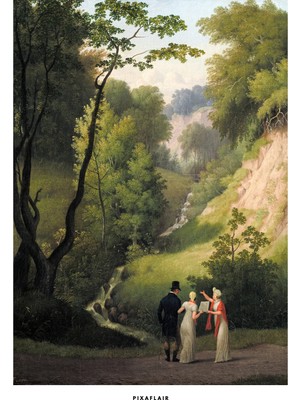 Pixaflair - The Devil's Cleft At Liselund Manor. By C.w. Eckersberg - Tablo - Çerçevesiz Poster