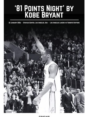 Pixaflair - Kobe Bryant Moment - Tablo - Çerçevesiz Poster