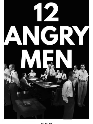 Pixaflair - 12 Angry Men - Tablo - Çerçevesiz Film Poster