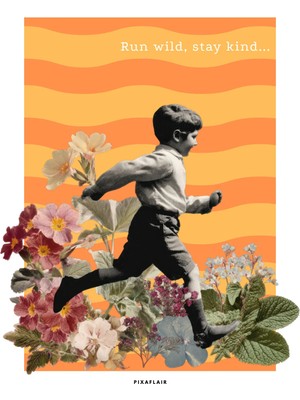 Pixaflair - Run Wild2 - Tablo - Çerçevesiz Dekor Poster